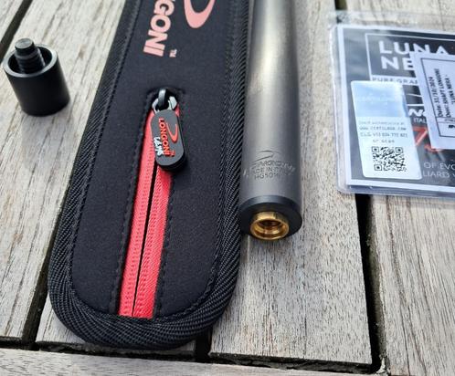 Longoni Luna Nera top ( 2de generatie ) als nieuw., Sport en Fitness, Biljarten en Poolen, Nieuw, Keu of Ballen, Ophalen of Verzenden