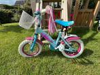 Frozen kinderfiets 12 inch, Ophalen, Zo goed als nieuw, Zijwieltjes