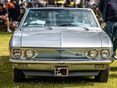 Chevrolet Corvair Corsa 1965 -  2,7 L - 140 CV, Auto's, Chevrolet, Particulier, Benzine, Cabriolet, 2 deurs, Handgeschakeld, Zilver of Grijs