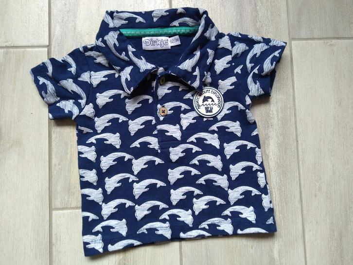 ★ M62 - Cool hemdje Dirkje, Kinderen en Baby's, Babykleding | Maat 62, Zo goed als nieuw, Jongetje, Overhemdje of Bloesje, Ophalen of Verzenden