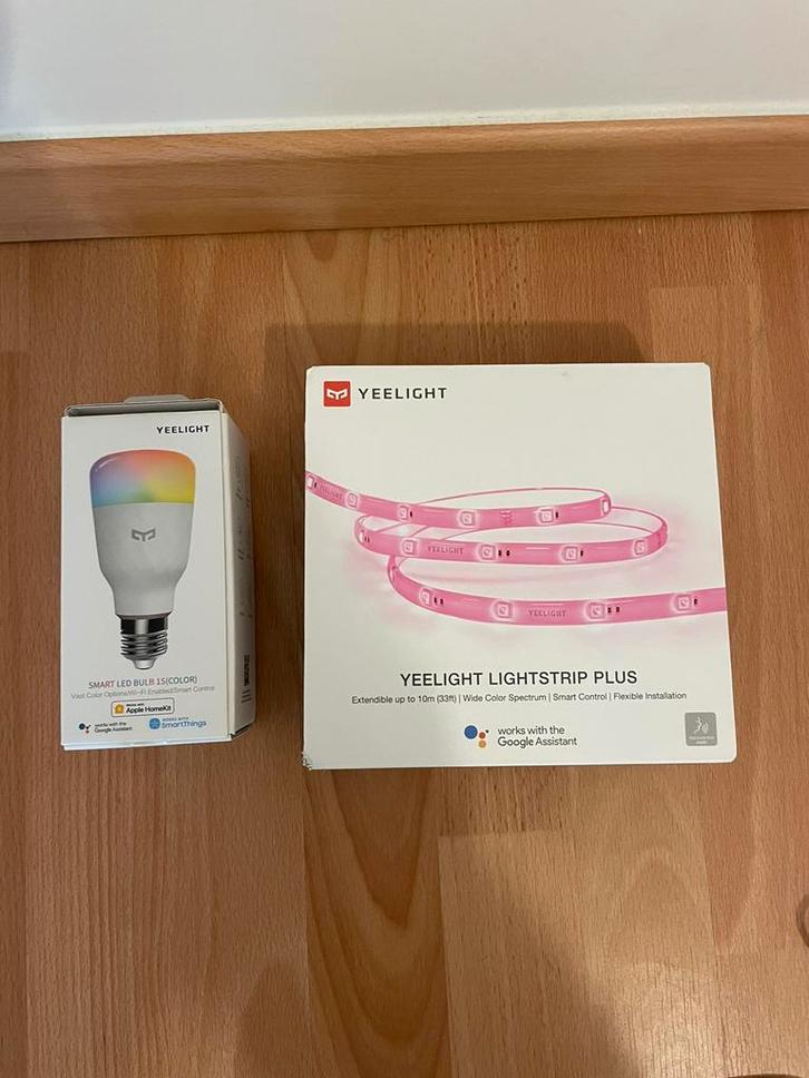 Yeelight smart LED bulb en LED strip, Huis en Inrichting, Lampen | Overige, Zo goed als nieuw, Ophalen of Verzenden