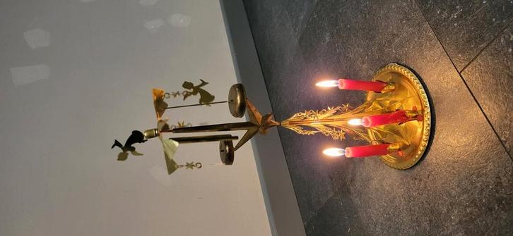 Kerst boompje met kaarsen van omas tijd, Divers, Noël, Comme neuf, Enlèvement ou Envoi