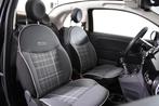 Fiat 500C 1.2 Lounge Cabriolet *Cuir*Climatisation*, 5 places, 500C, Noir, Cuir et Tissu