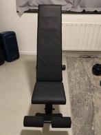 Fitness toestel + bank + Haltersets, Ophalen, Krachtstation, Aluminium, Zo goed als nieuw