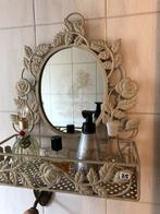 Très beau miroir avec panier, Maison & Meubles, Accessoires pour la Maison | Miroirs, Rectangulaire, Utilisé, Enlèvement ou Envoi