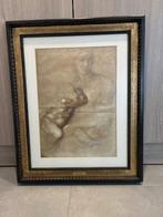 Schilderij reproductie Michelangelo, Antiek en Kunst, Ophalen