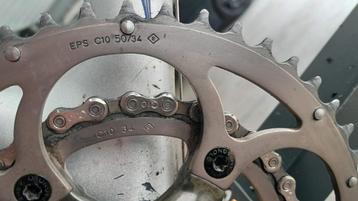 Plateau Campagnolo Record EPS compact 50 et 34, Enlèvement ou Envoi
