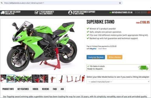 Paddock stand, Motoren, Accessoires | Onderhoudsmiddelen, Ophalen