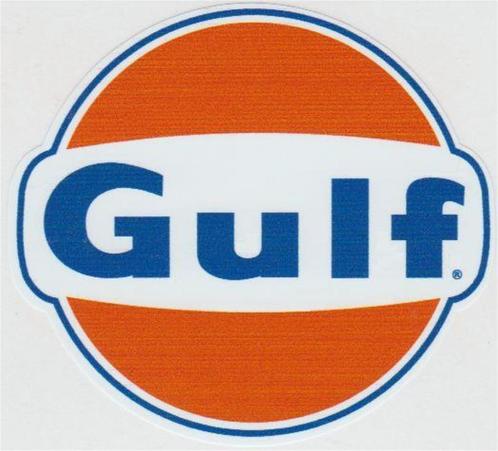 Gulf sticker #1, Motoren, Accessoires | Stickers, Verzenden