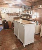 witte toonbank met legplank en lades, Ophalen