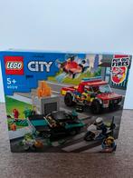 Lego city brandweer en politie NIEUW!, Ophalen, Nieuw, Complete set, Lego