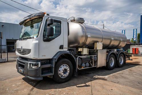 Renault PREMIUM 410 DXI + ETA 15000L INOX /LAIT/MILCK/MELK/M, Auto's, Vrachtwagens, Bedrijf, Te koop, Airconditioning, Elektrische ramen