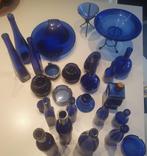 kobalt blauwe glazen objecten, Antiek en Kunst, Antiek | Glaswerk en Kristal, Ophalen