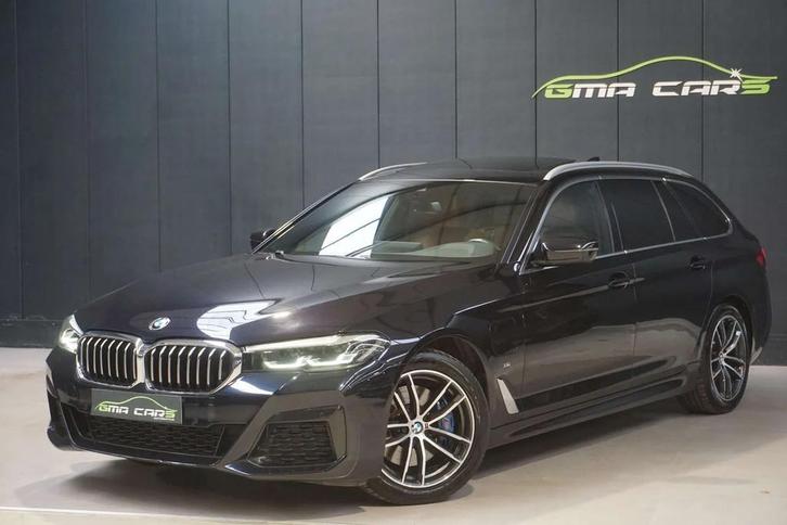 BMW 530e Touring Aut. M Pack-Navi-Leder-Led-Cam-Garantie, Auto's, BMW, Bedrijf, Te koop, 5 Reeks, ABS, Achteruitrijcamera, Airbags