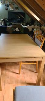 Table salle a manger quasi neuve + 6 chaises, Comme neuf, Rectangulaire, Autres essences de bois, 50 à 100 cm