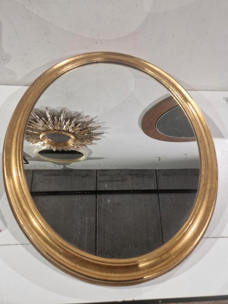 Deknudt ovale design spiegel, Huis en Inrichting, Woonaccessoires | Spiegels, Zo goed als nieuw, Minder dan 50 cm, Minder dan 100 cm