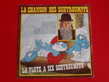 DISQUE / VINYL 45 TOURS : * LA FLUTE A SIX SCHTROUMPFS * beschikbaar voor biedingen