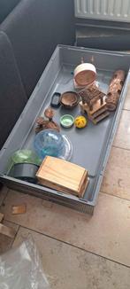 Cavia/Hamster kooi met toebehorende, Kooi, Gebruikt, Hamster, 75 tot 110 cm