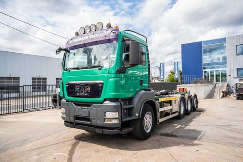 MAN TGS 35.440 BL 8x4-4 (bj 2008), Auto's, Vrachtwagens, Bedrijf, Te koop, Airconditioning, Elektrische ramen, Trekhaak, MAN, Diesel