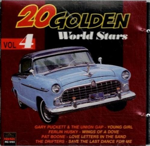 cd   -   20 Golden World Stars - Vol. 4, Cd's en Dvd's, Cd's | Overige Cd's, Ophalen of Verzenden
