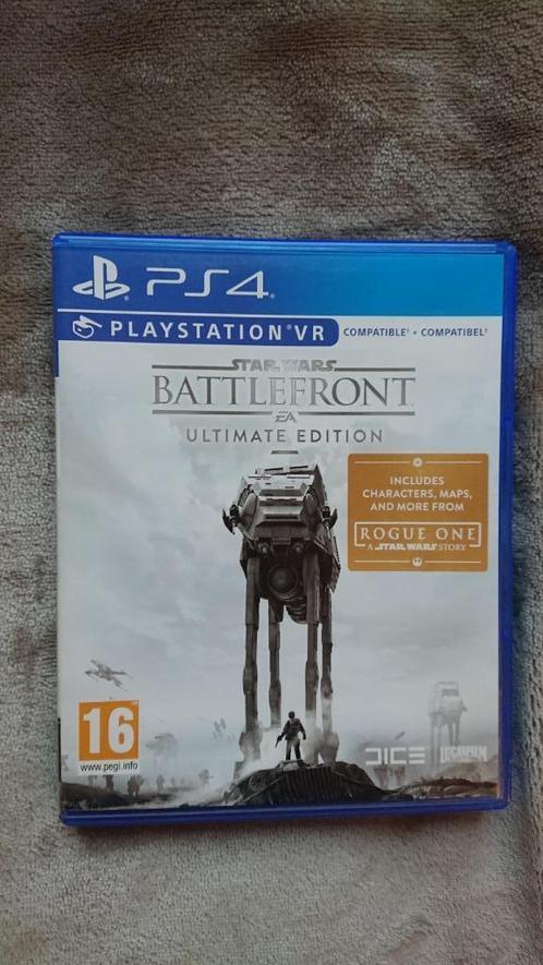 Star Wars Battlefront 1 (Ultimate Edition) ps4, Games en Spelcomputers, Games | Sony PlayStation 4, Zo goed als nieuw, Shooter