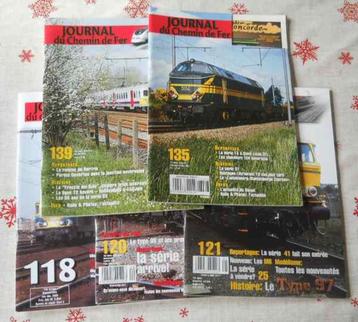 Lot de 9 numéros du Journal du chemin de fer - train rail beschikbaar voor biedingen