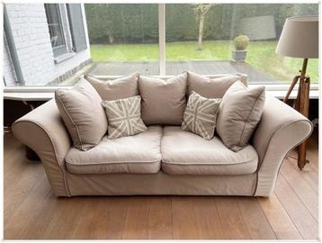 HOME SPIRIT - CANAPE TISSU DEHOUSSABLE - 2 PLACES beschikbaar voor biedingen