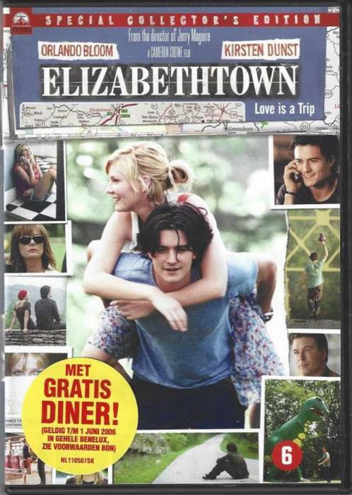 DVD Elizabethtown (2005), Cd's en Dvd's, Dvd's | Komedie, Zo goed als nieuw, Romantische komedie, Vanaf 6 jaar, Ophalen of Verzenden