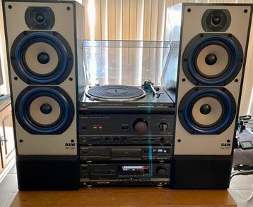 technics installatie plus b&w DM 330 luidsprekers beschikbaar voor biedingen