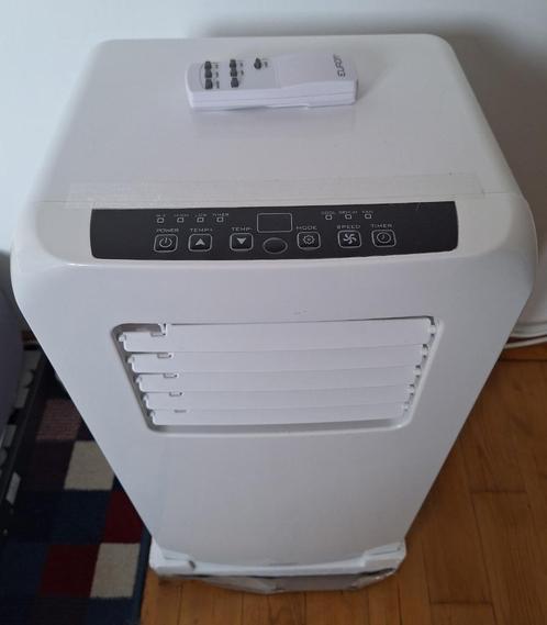 Climatiseur mobile télécommandé, Elektronische apparatuur, Airco's, Zo goed als nieuw, Mobiele airco, 60 tot 100 m³, 2 snelheden