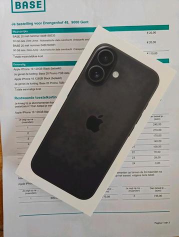 İphone 16 splinternieuw geseald ruilen s25ultra  beschikbaar voor biedingen