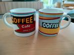 Retro design koffiemokken. Goed groot: 9 hoog en 9 diameter., Huis en Inrichting, Ophalen, Nieuw, Aardewerk, Kop(pen) en/of Schotel(s)