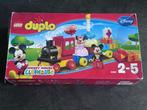 Duplo 10597 Mickey Trein, Kinderen en Baby's, Speelgoed | Duplo en Lego, Ophalen of Verzenden, Zo goed als nieuw, Complete set