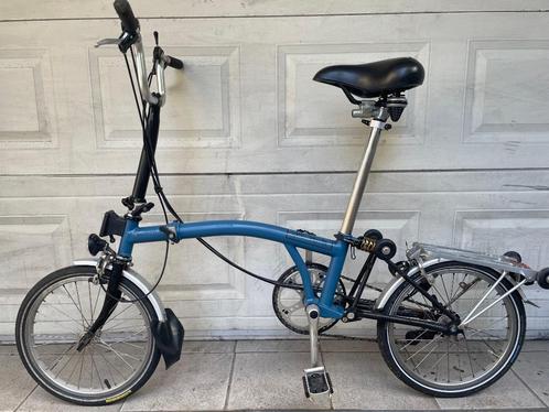Brompton M6R in goede staat!, Fietsen en Brommers, Fietsen | Vouwfietsen, Gebruikt, Brompton, 16 tot 18 inch, Totaal opvouwbaar