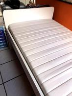 BED EENPERSOONS, 90 cm, Eenpersoons, Wit, Zo goed als nieuw