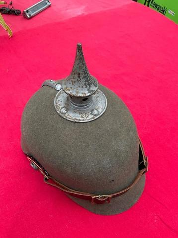 Pickelhaube - Duitse vilten helm WW1 -M1915 beschikbaar voor biedingen