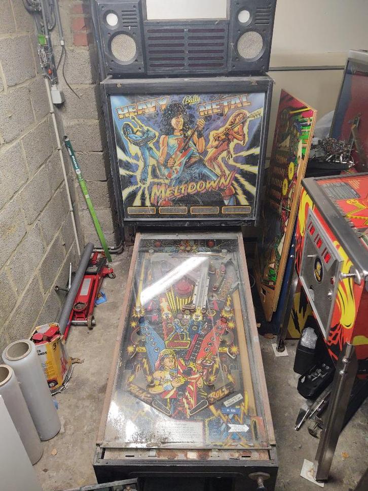Flipper Bally Heavy Metal MeltDown (Projet), Collections, Machines | Flipper (jeu), Utilisé, Électronique, Bally, Enlèvement