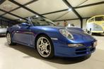 2005 Porsche 997 Carrera cabrio, Auto's, Achterwielaandrijving, Lederen bekleding, Cabriolet, Blauw