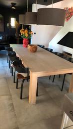 Massief eiken eettafel 3mx1,2m, Huis en Inrichting, Ophalen, Zo goed als nieuw