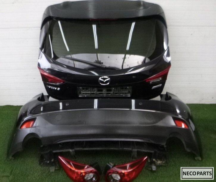 MAZDA 3 ACHTERBUMPER ACHTERKLEP KLEUR 41W ALLES LEVERBAAR, Auto-onderdelen, Carrosserie, Bumper, Mazda, Gebruikt, Ophalen of Verzenden
