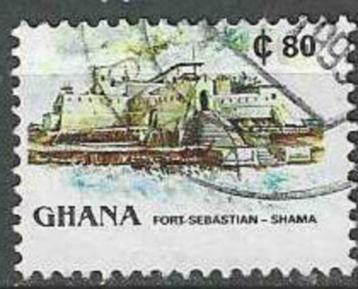 Ghana 1991 - Stampworld 1603 - Fort Sebastian - Shama (ST) beschikbaar voor biedingen