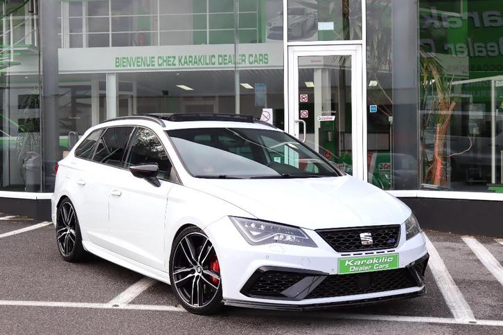 SEAT LEON ST CUPRA 2.0TSI 300CV 4DRIVE DSG PANO FULL OPTIONS, Auto's, Seat, Bedrijf, Te koop, Leon, 360° camera, 4x4, ABS, Achteruitrijcamera