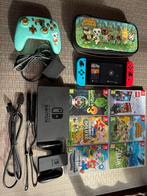 Nintendo Switch + Jeux, Games en Spelcomputers, Ophalen of Verzenden, Gebruikt, Met 1 controller, Switch 2019 Upgrade