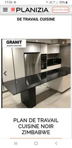 Marbre noir de zimbabwé, Maison & Meubles, Enlèvement, Comme neuf, Noir