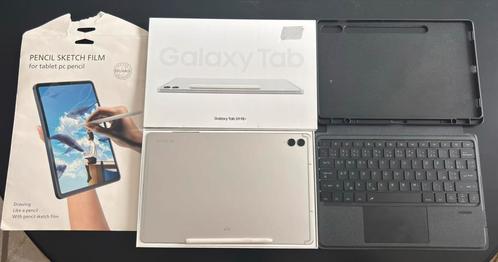 SAMSUNG TAB S9 FE+ 128GB PACK, TOETSENBORDHOE, BESCHERMINGEN, Computers en Software, Android Tablets, Zo goed als nieuw, Wi-Fi
