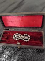 Antieke /Zilver en Verguld.Georgian Brosche, Antiek en Kunst, Ophalen of Verzenden, Zilver