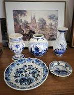 5 faïences de Delft, Antiquités & Art, Antiquités | Céramique & Poterie, Enlèvement ou Envoi