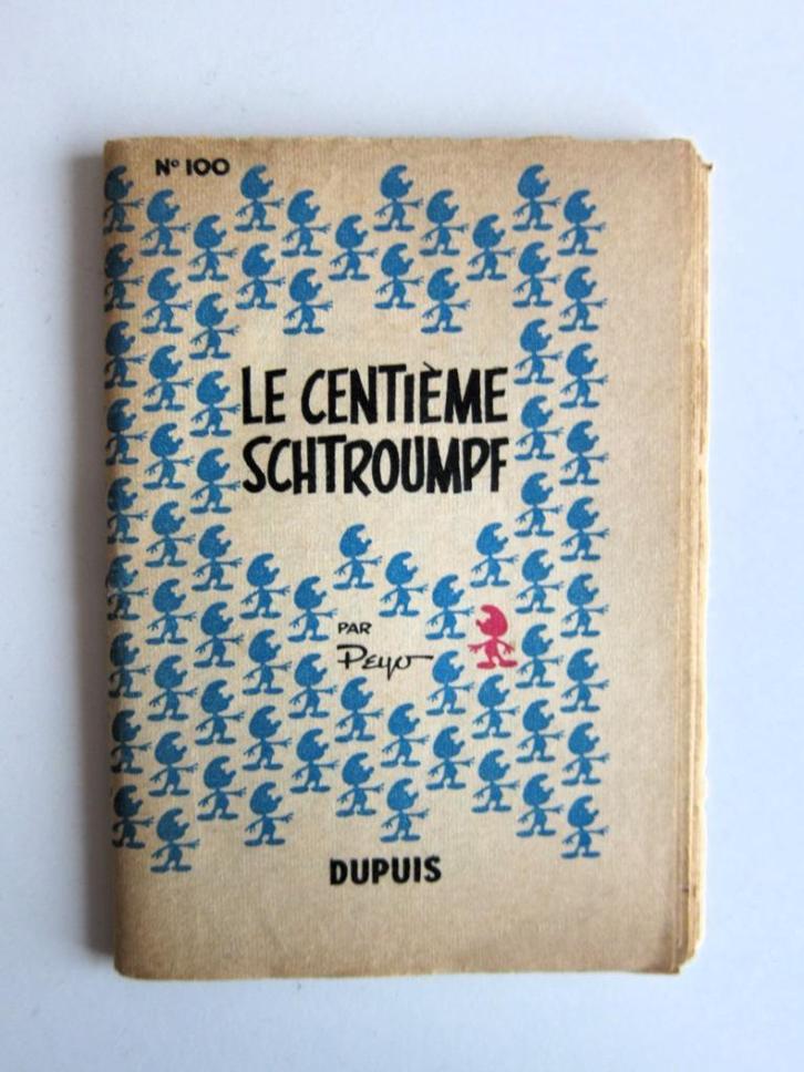Mini-récit Spirou 100 : Le centième Schtroumpf (Peyo 1962), Boeken, Stripverhalen, Gelezen, Eén stripboek, Ophalen of Verzenden