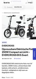 Elektrische plooifiets volledig nieuw in de doos, Ophalen, Nieuw, 30 tot 50 km per accu