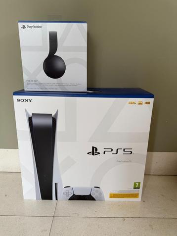 PS5 + Pulse 3D, Enlèvement ou Envoi, Comme neuf, Playstation 5